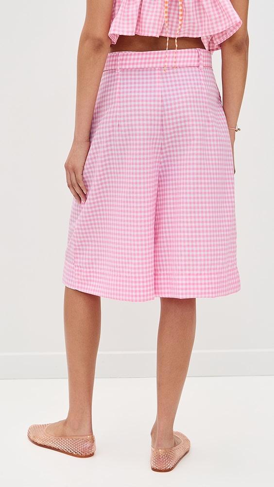 Pitusa Colorblock Bermuda Shorts | Shopbop Product Image