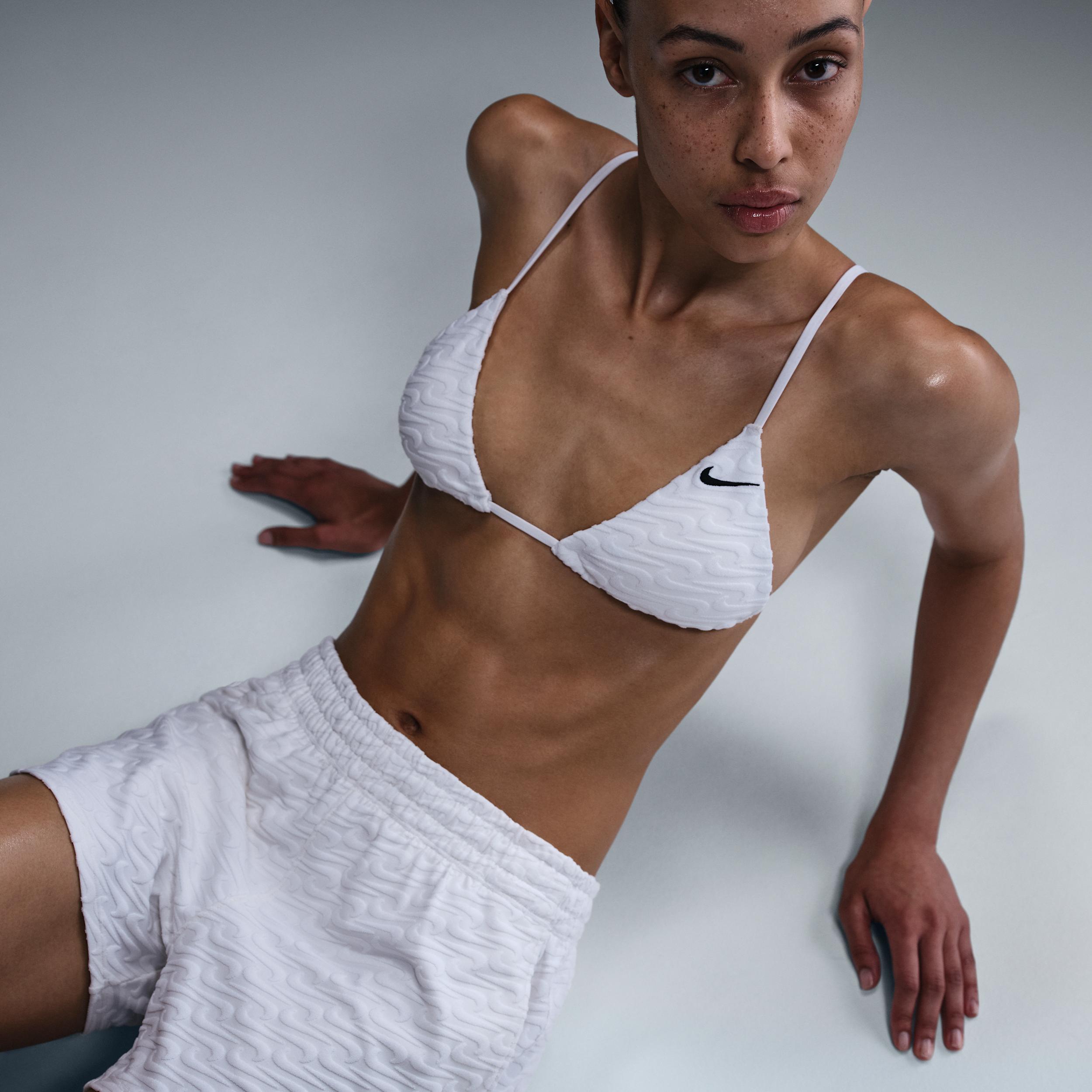 Nike Women's Swim Swoosh Link Terry Cover-Up Shorts Product Image