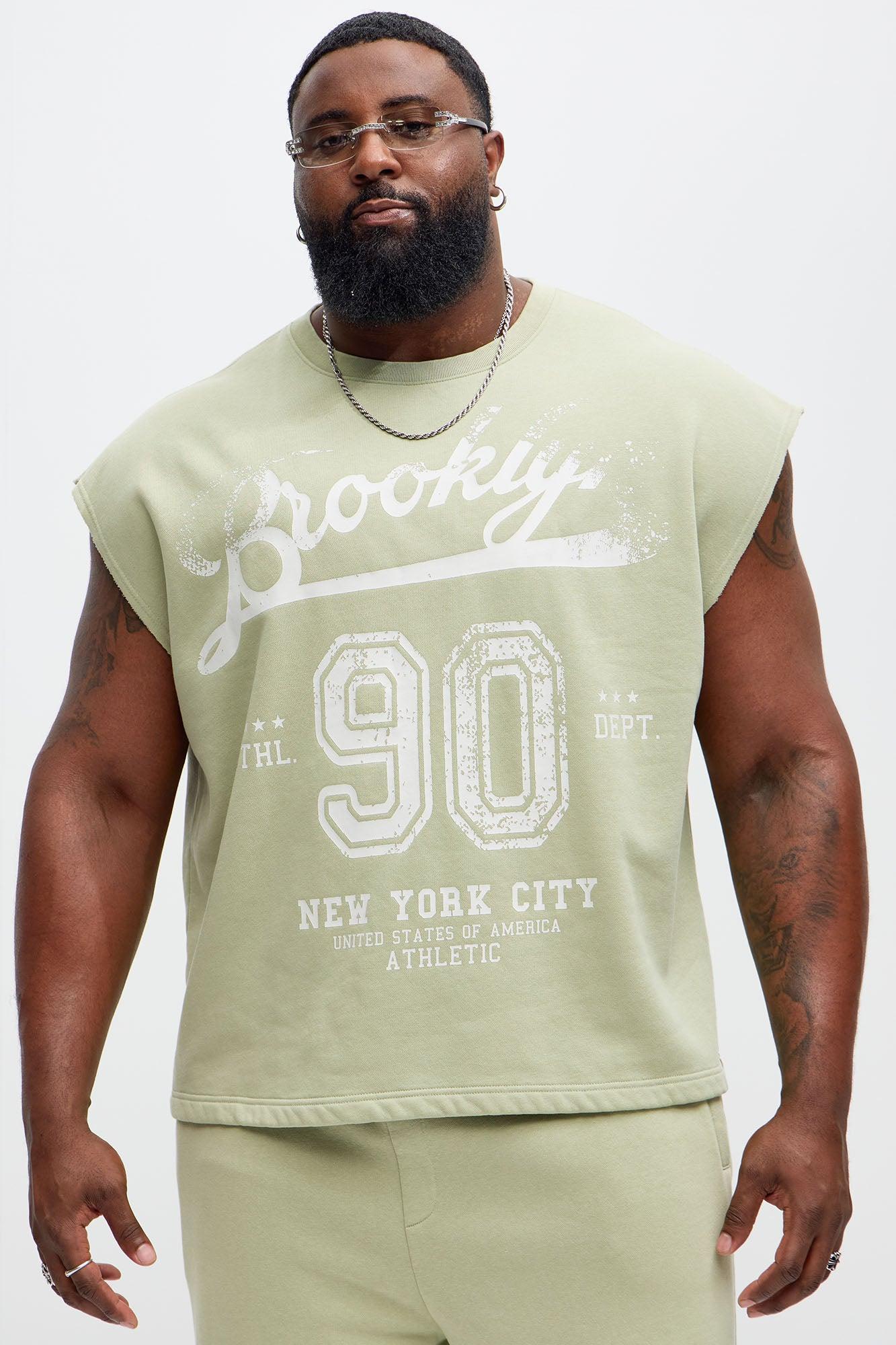 90s Muscle Tee - Green Product Image