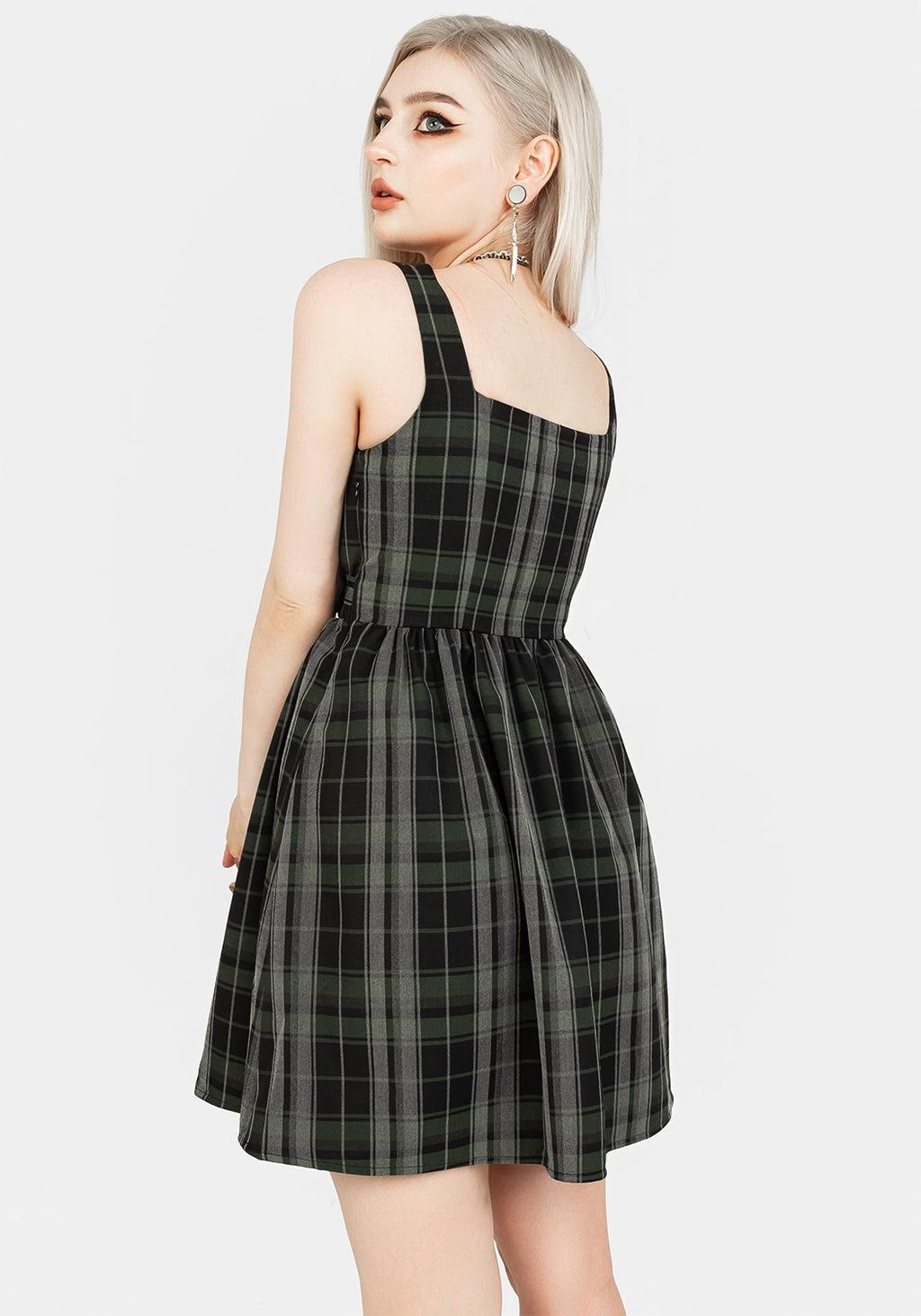 Checkmate Wrap Suspender Mini Dress Product Image