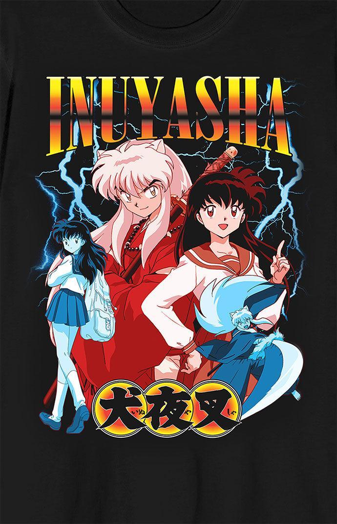 Men's Inuyasha Kagome & Inuyasha Tee, Size: Small, Black Product Image