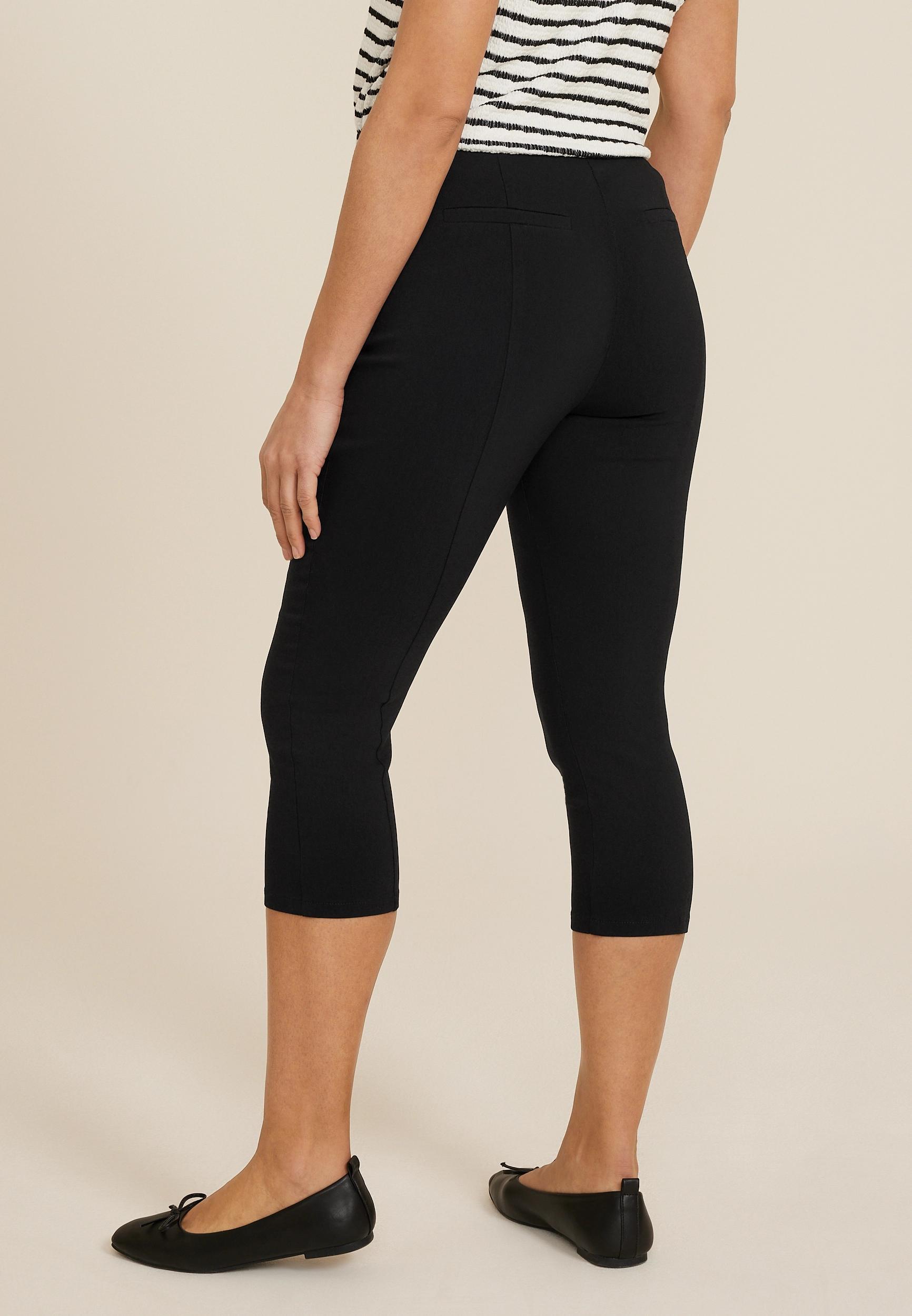 Bengaline Mid Rise Skinny Capri Pant Product Image
