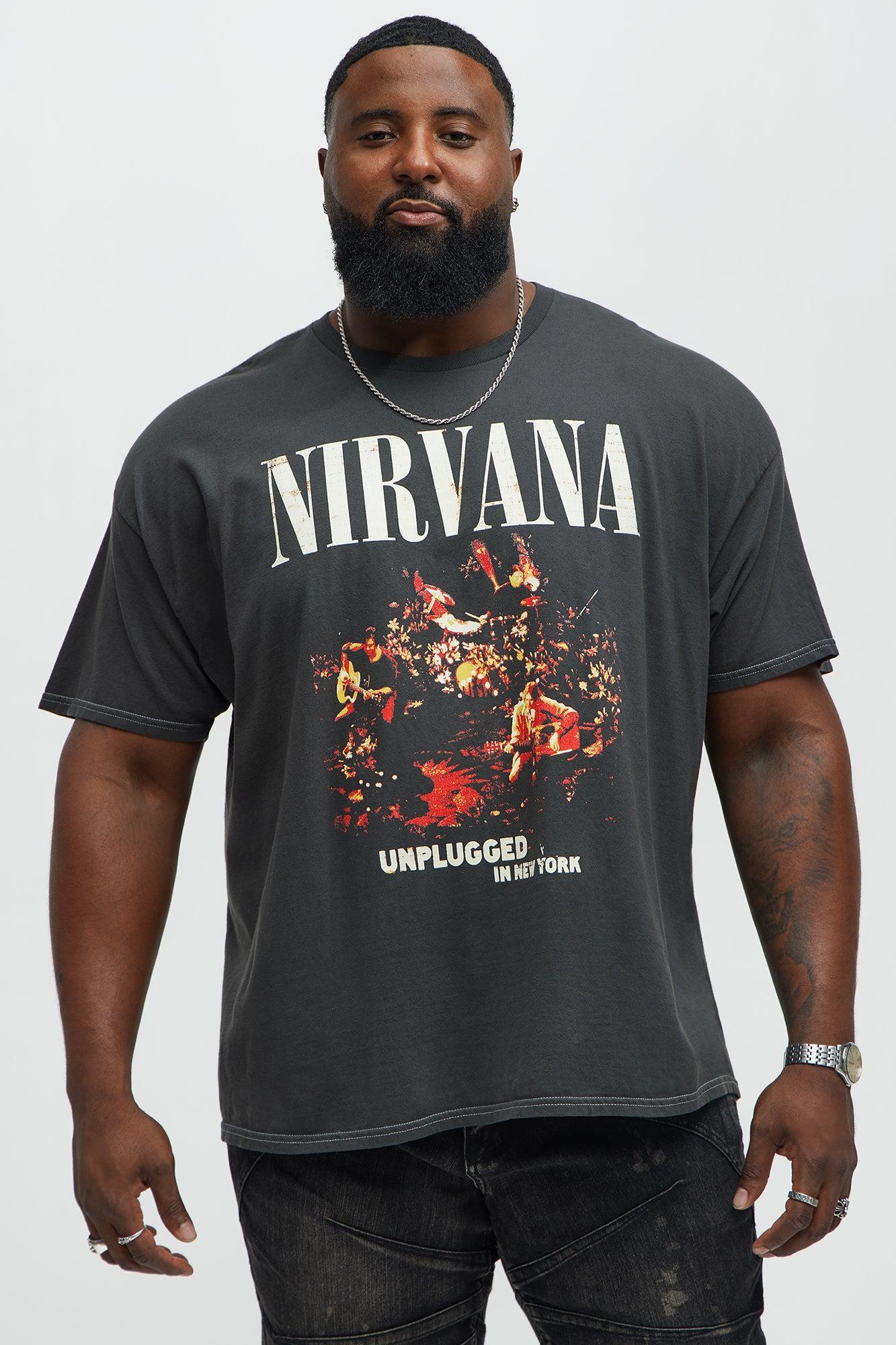 Nirvana New York Unplugged Short Sleeve Tee - Black Male Product Image