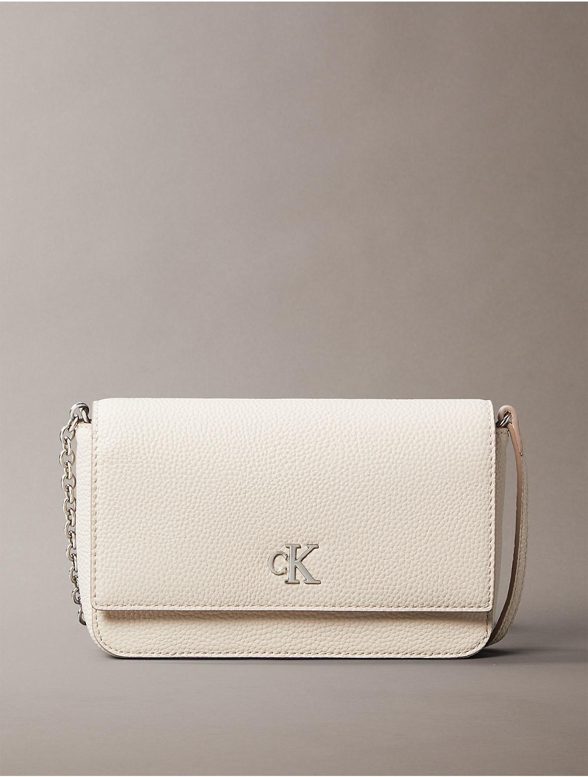 Calvin Klein Women's Archive Hardware Flap Crossbody Bag - Pink Product Image