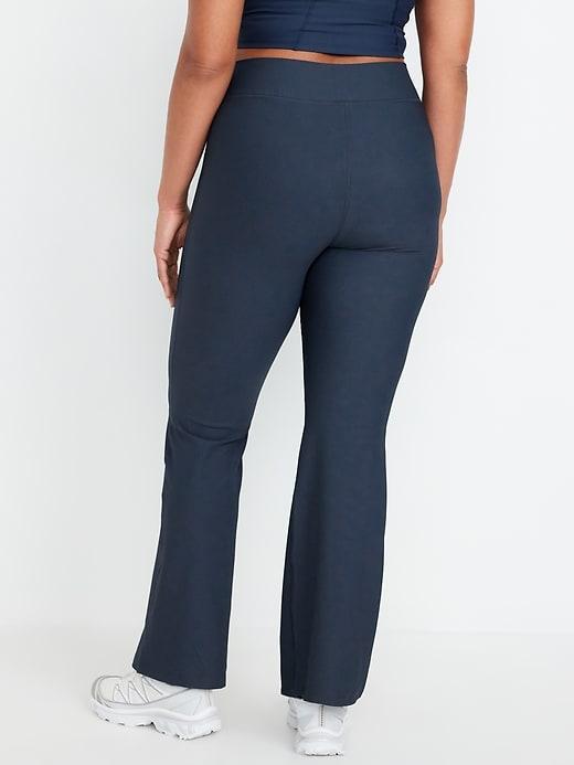 Extra High-Waisted PowerSoft Rib Flare Leggings Product Image