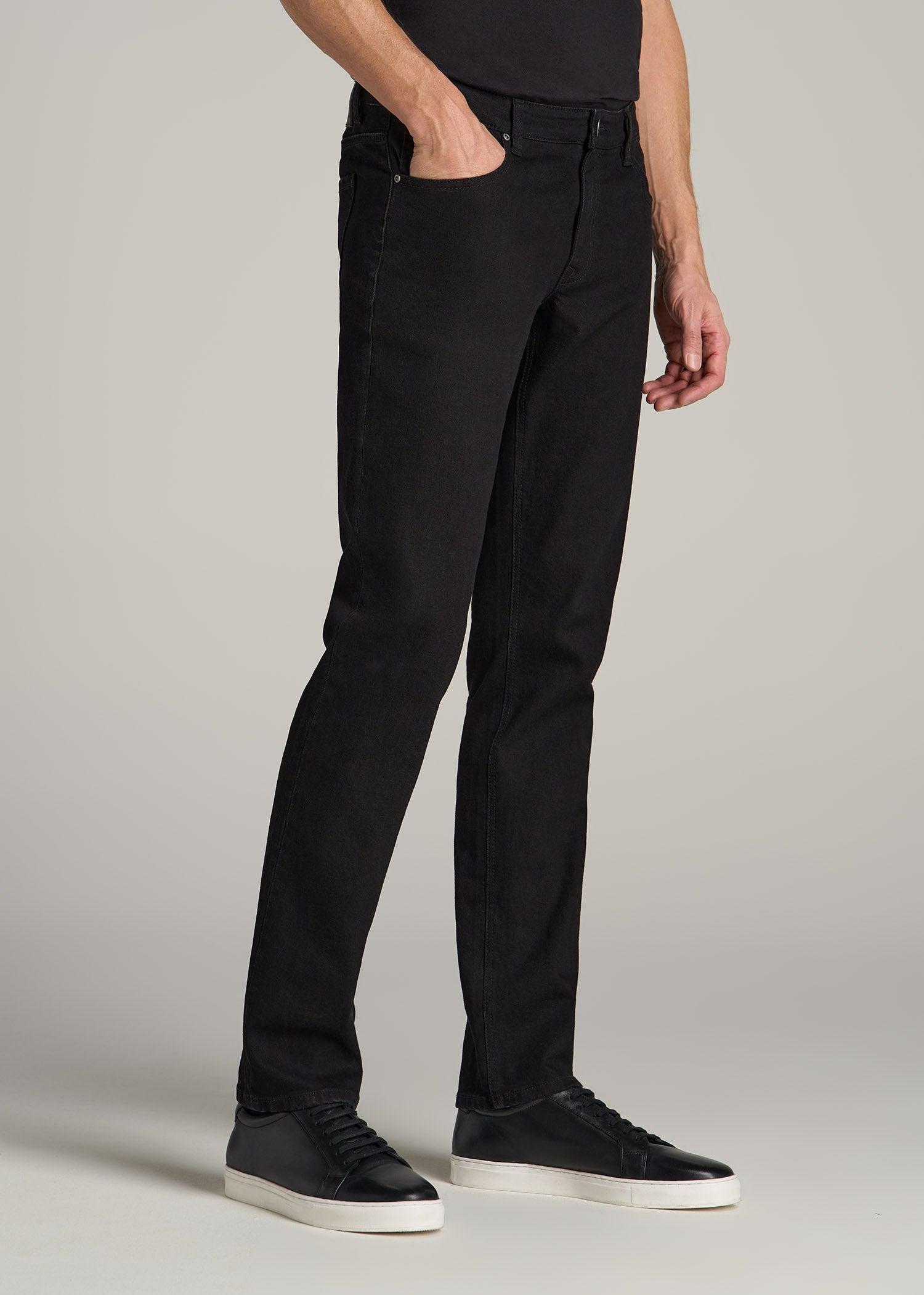 Carman TAPERED Jeans for Tall Men in True Black Product Image