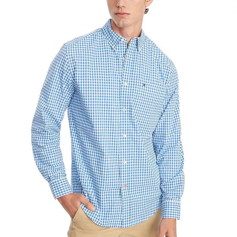 Men's Tommy Hilfiger Capote Classic-Fit Solid Shirt, Size: XS, Provence Product Image
