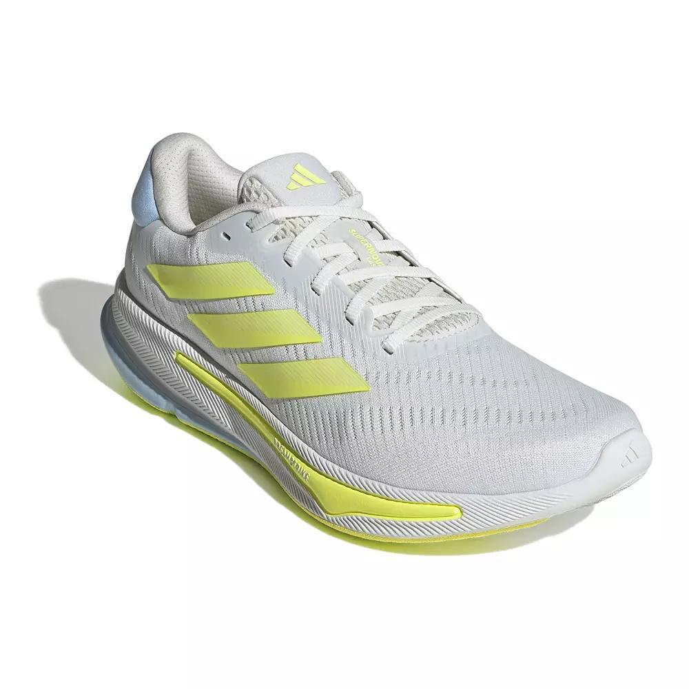 adidas Supernova Ease Men's Running Shoes, Size: 8, White Silver Yellow Product Image