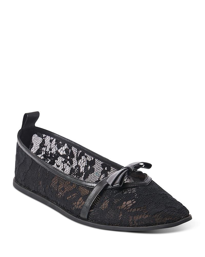 Free People Womens Mesh Mania Bow Flats Product Image