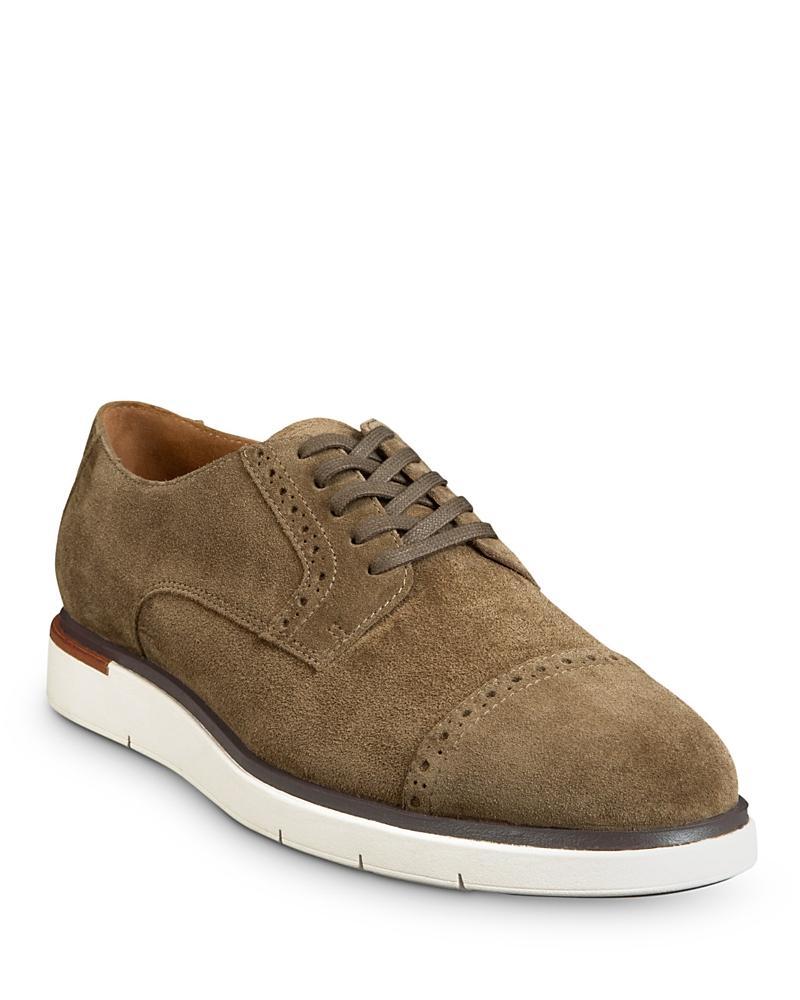 Mens Caleb Leather Cap-Toe Sneakers Product Image
