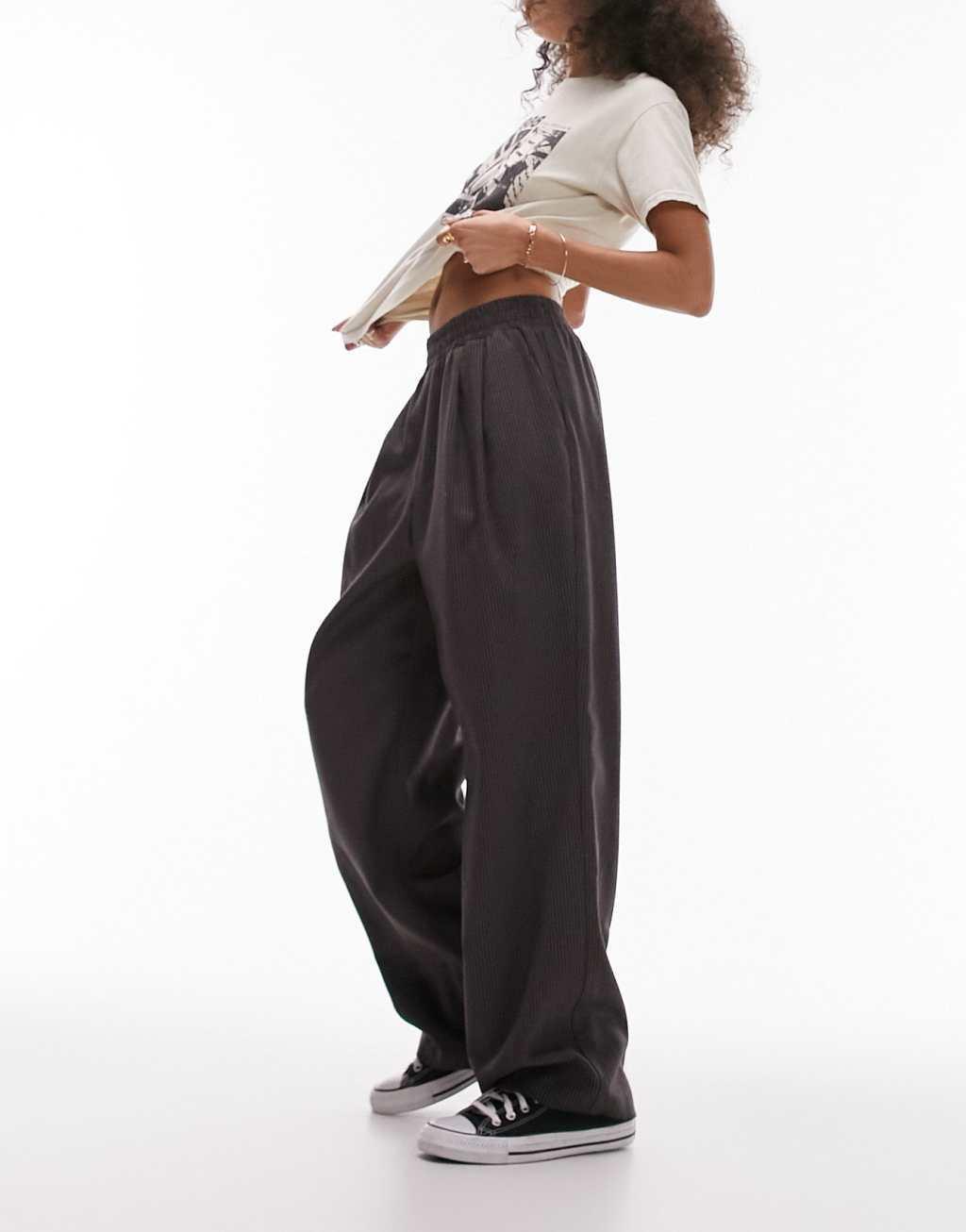 Topshop pinstripe smart sweatpants Product Image