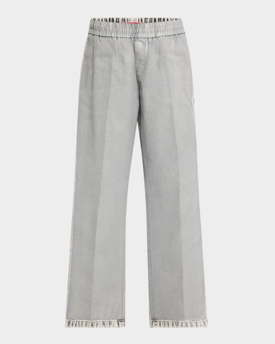 Mens Coated Pull-On Jeans Product Image