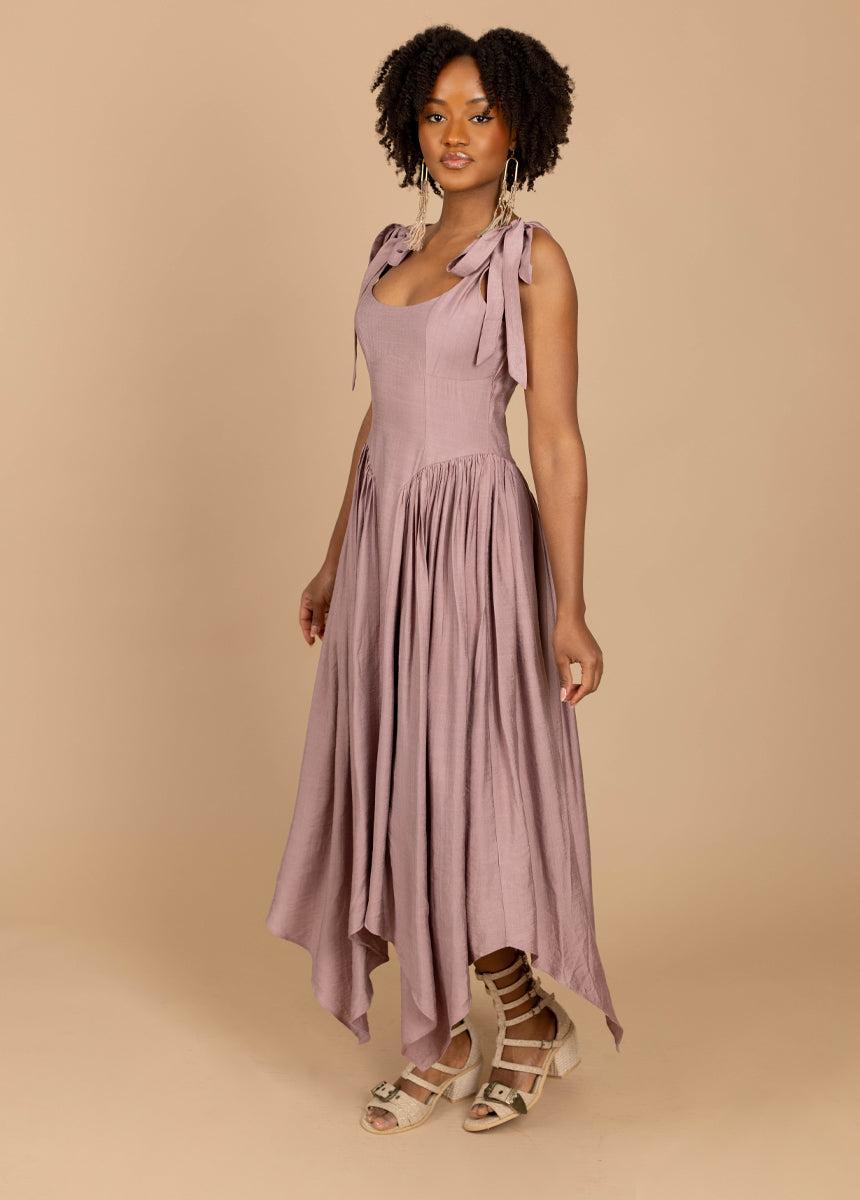 Mayreli Dress in Rosetan Female Product Image