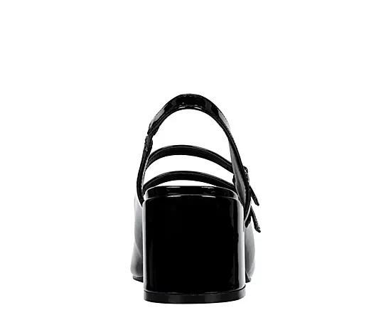 madden girl Doll Womens Slingback Block Heels Product Image