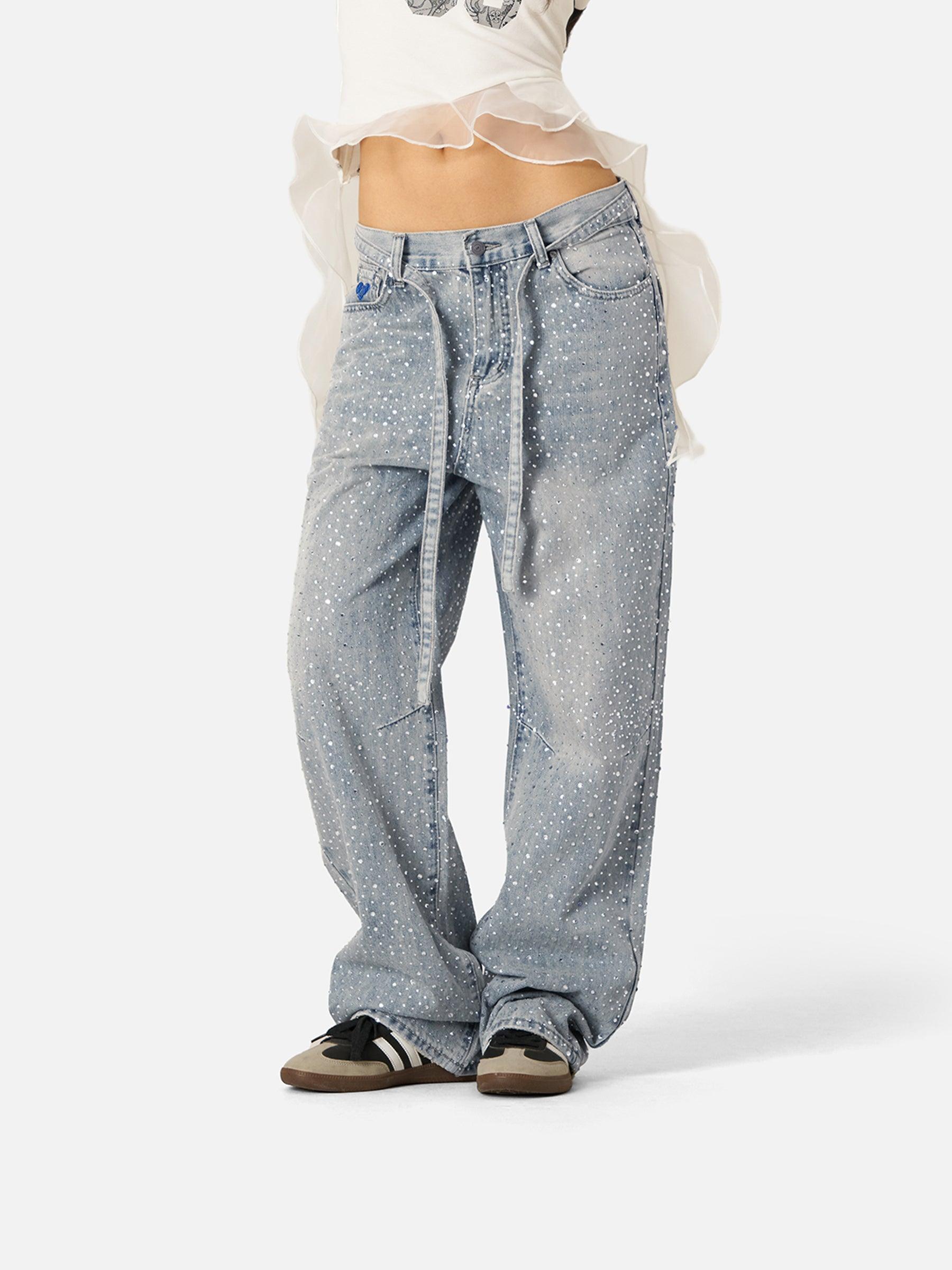 Aelfric Eden Rhinestone Application Jeans Product Image