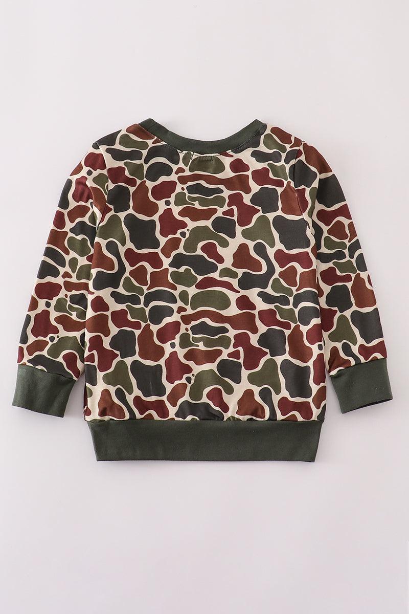 Camo leave dad&me sweatshirt Product Image