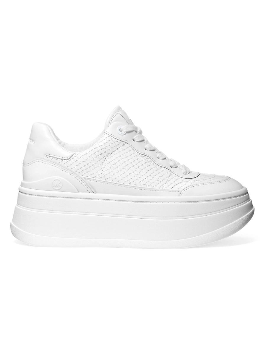 Womens Hayes Leather Lace-Up Sneakers Product Image