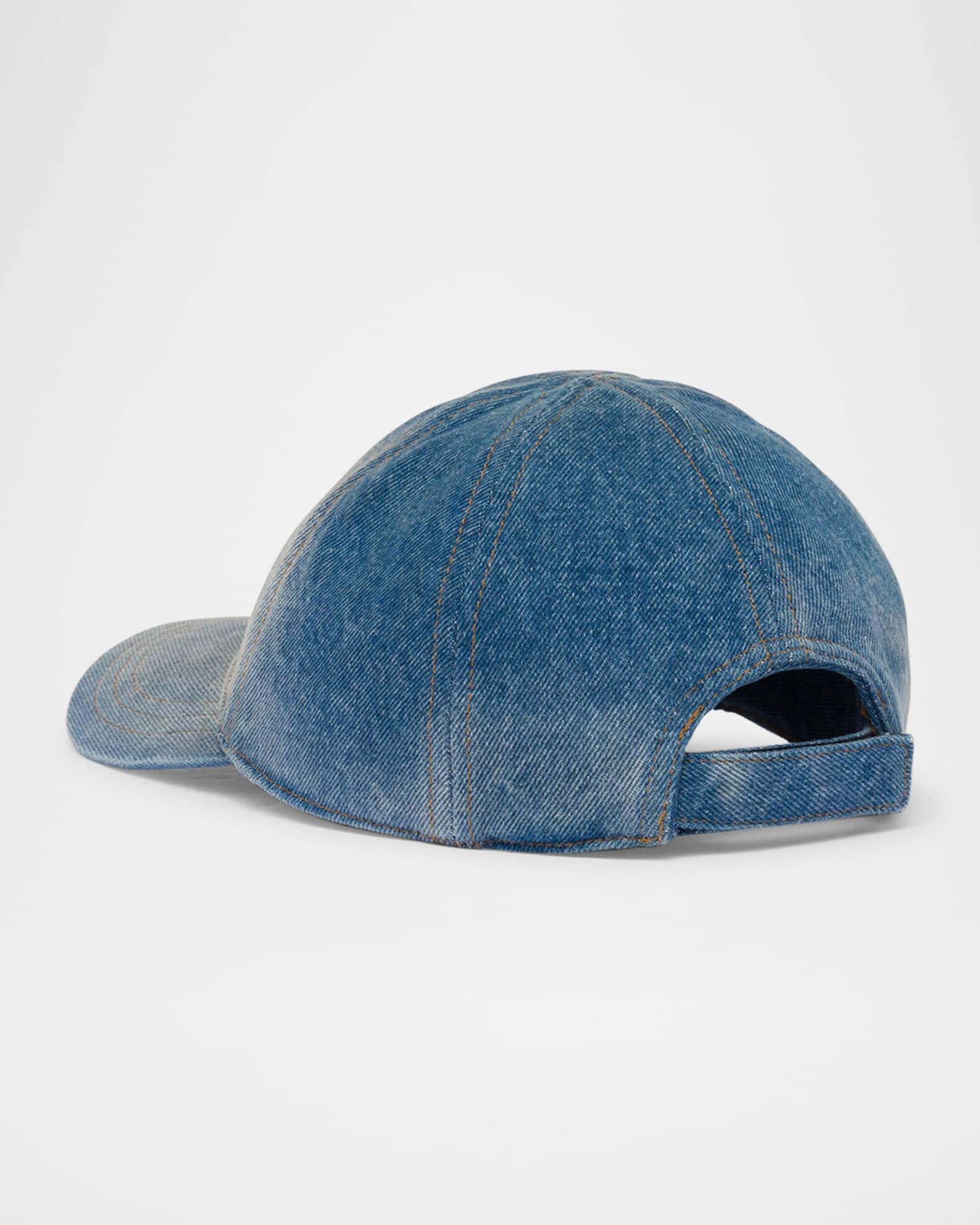 Triangle Logo Denim Baseball Cap Product Image