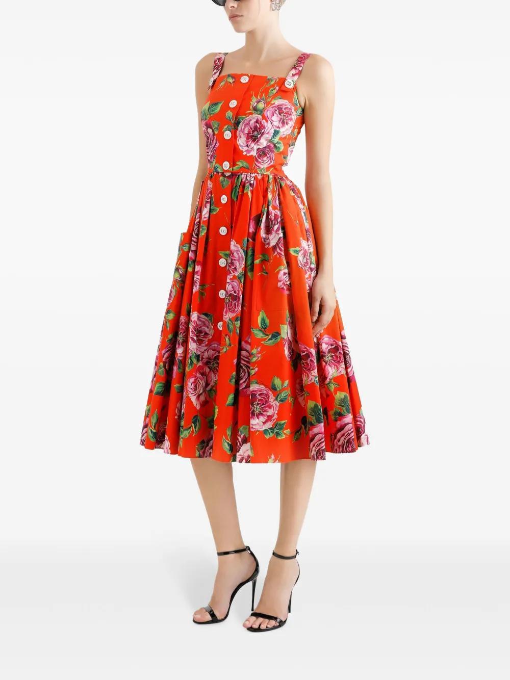 floral-print midi dress Product Image