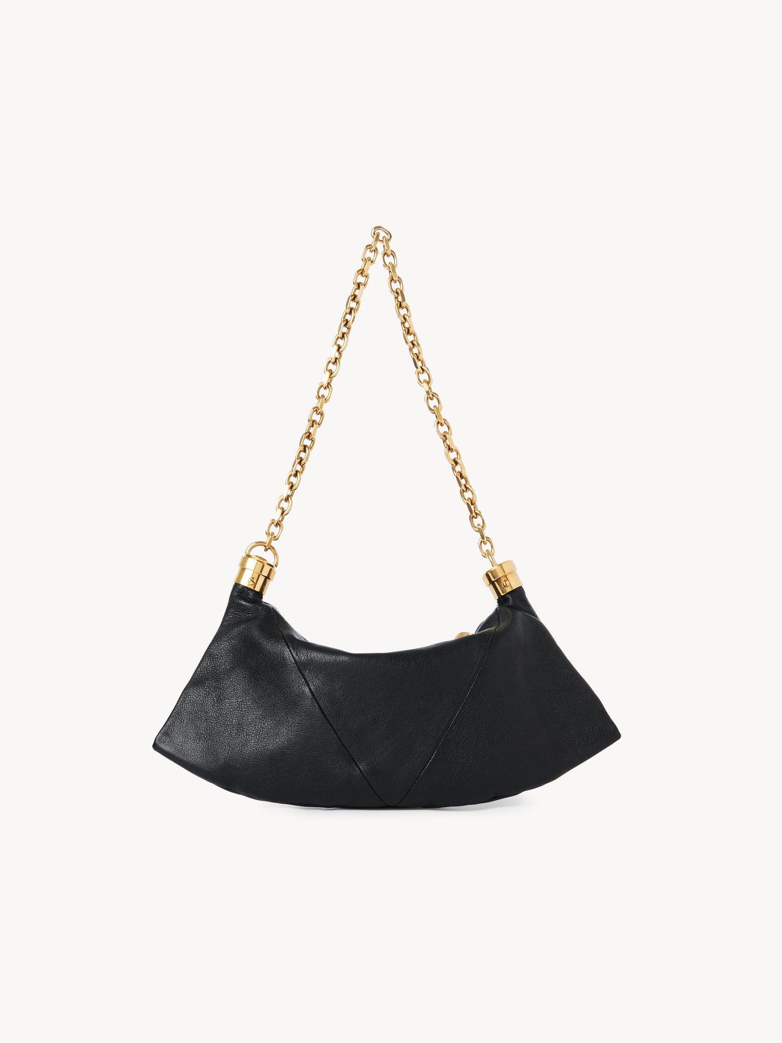 Small Chloé Foulard shoulder bag in grained leather Product Image