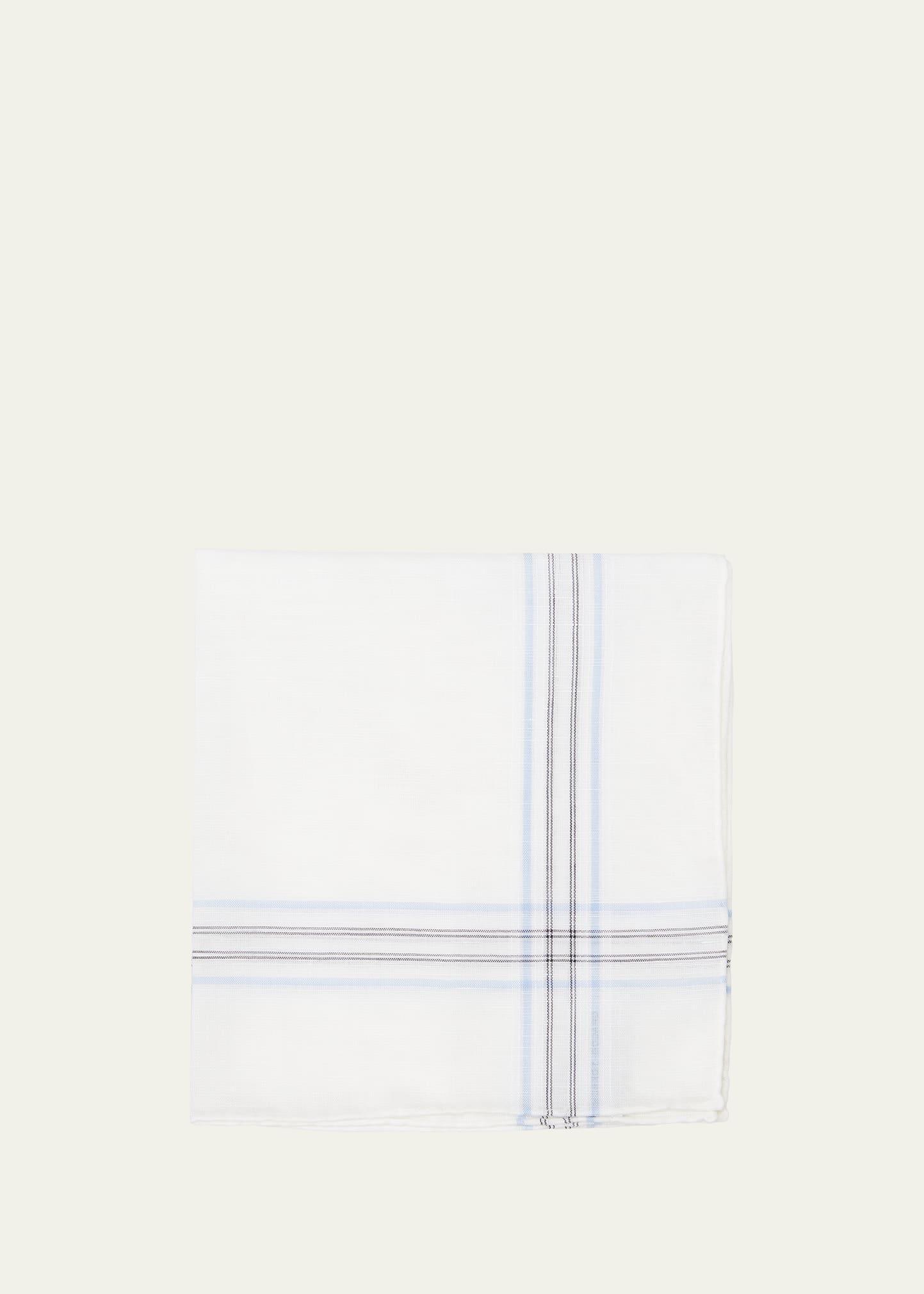 Men's Plaid Stripe Handkerchief Product Image