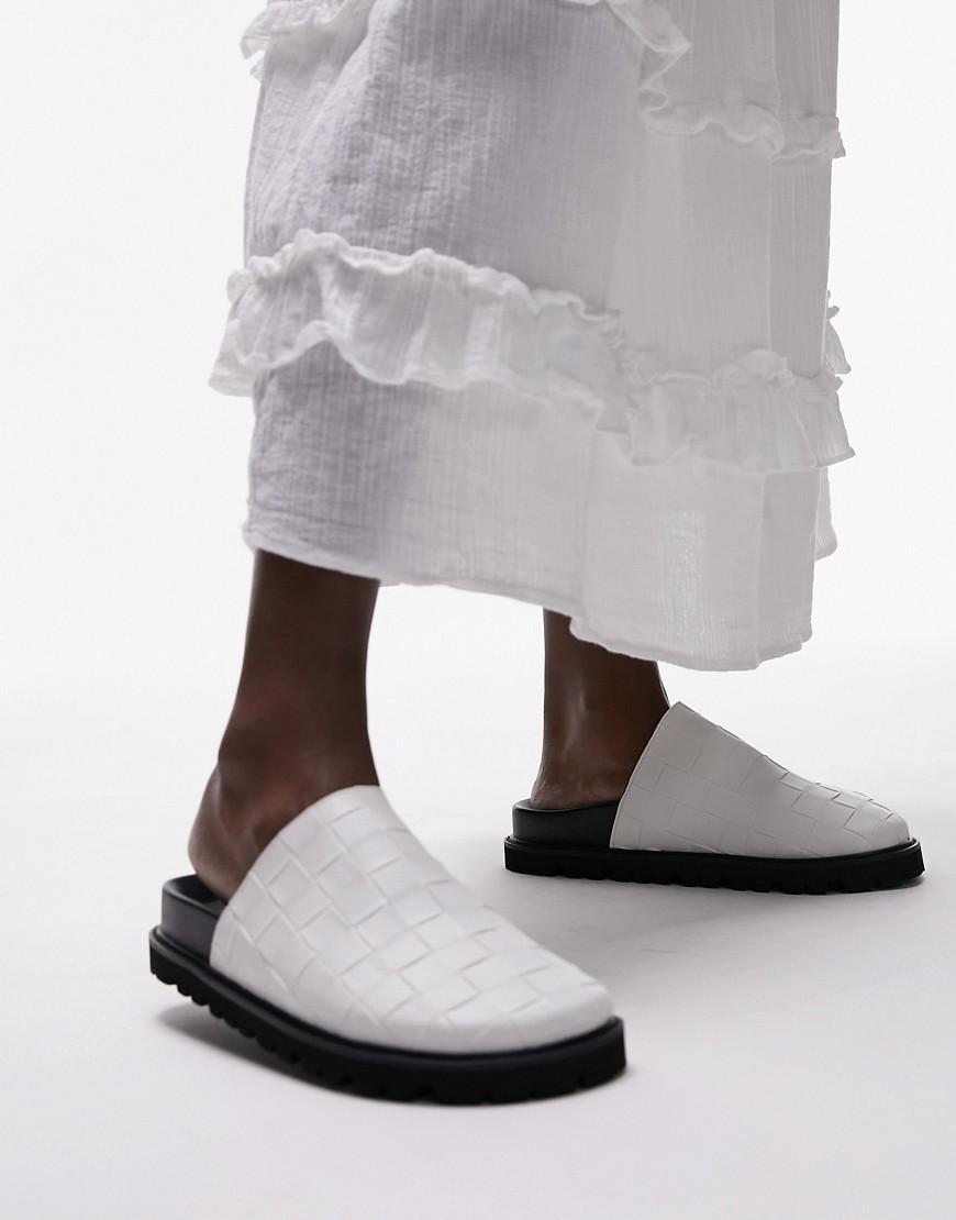 Topshop Beau woven mules Product Image