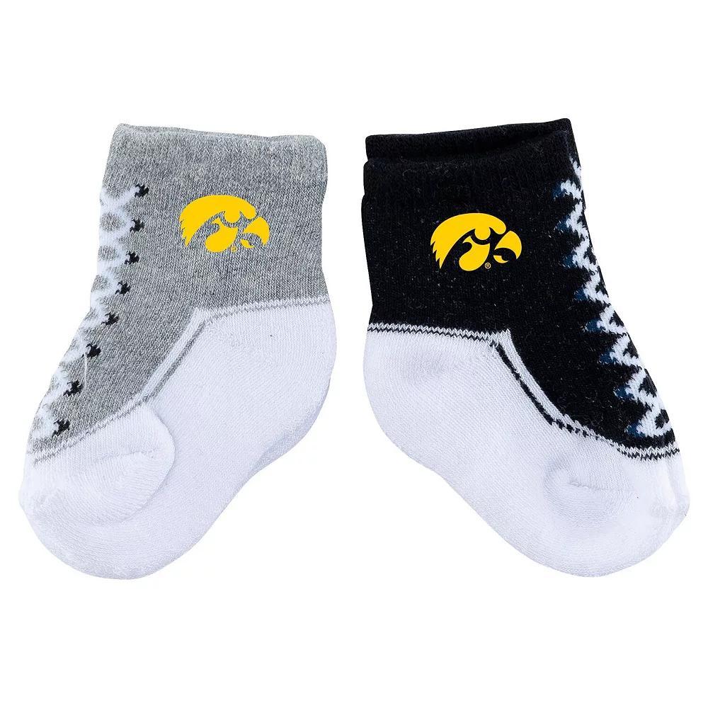 Infant ZooZatz Oklahoma State Cowboys Shoe Two-Pack Socks, Men's, Black Product Image