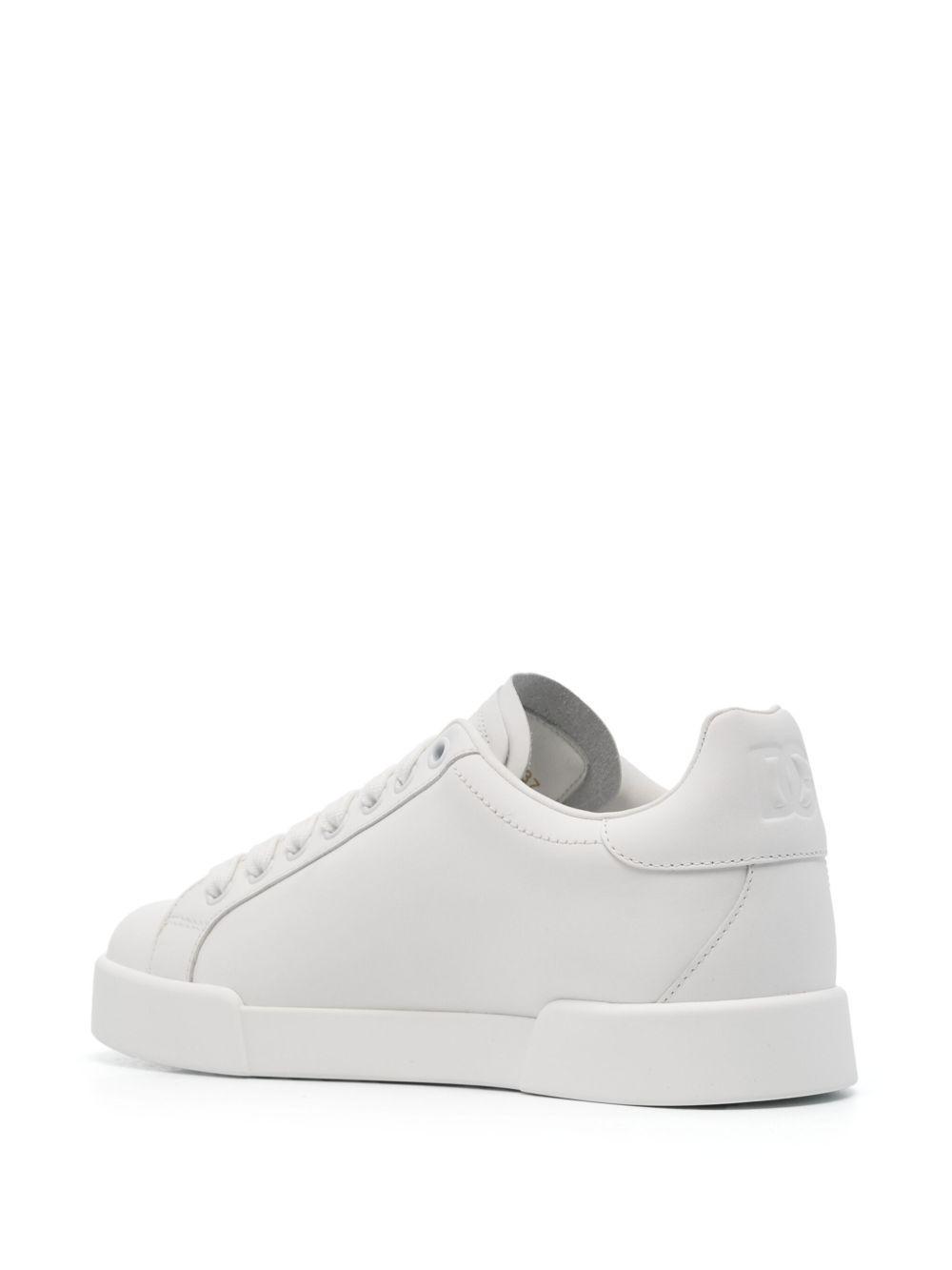 Portofino perforated-logo leather sneakers Product Image