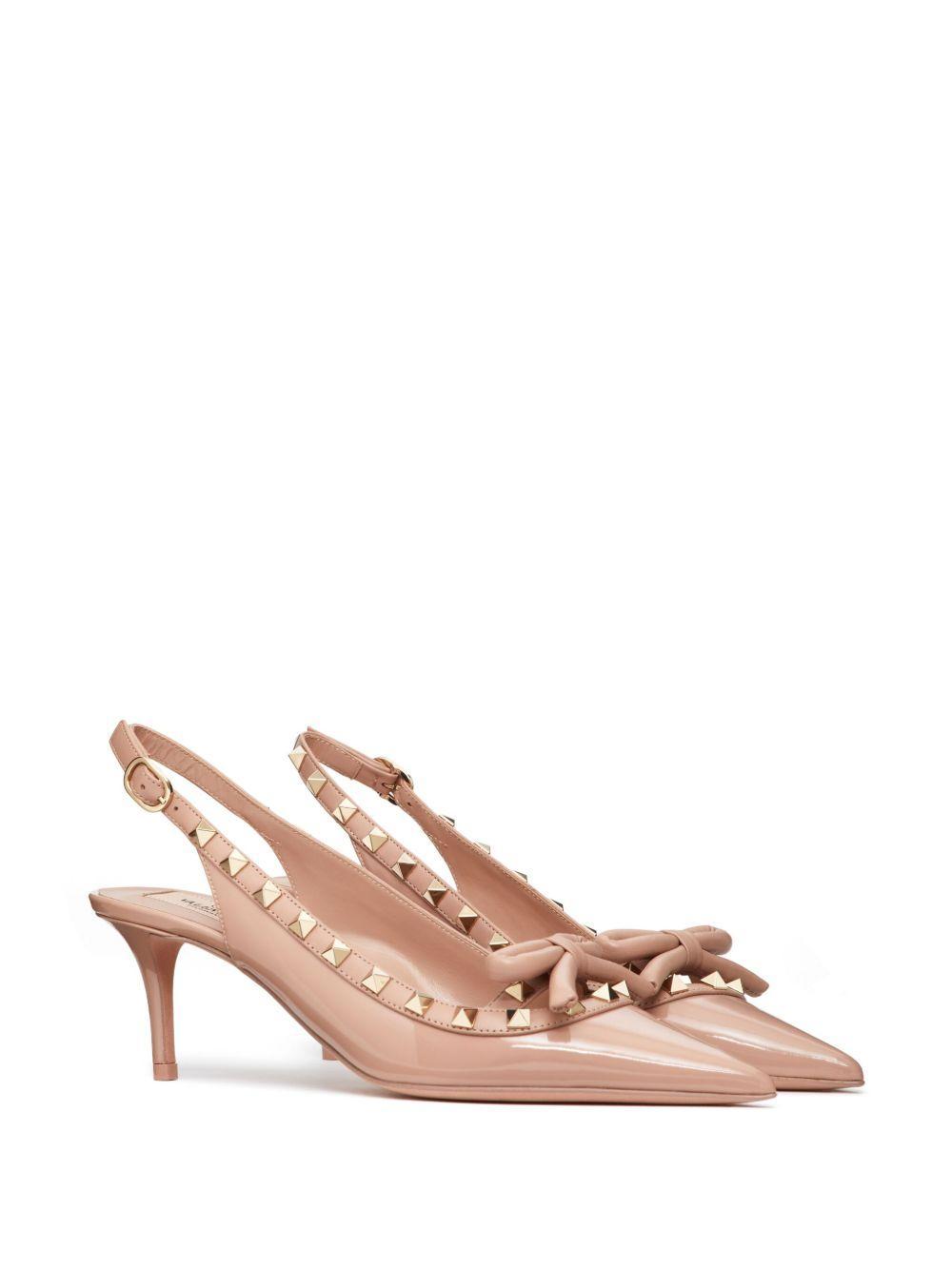60mm Rockstud slingback pumps Product Image