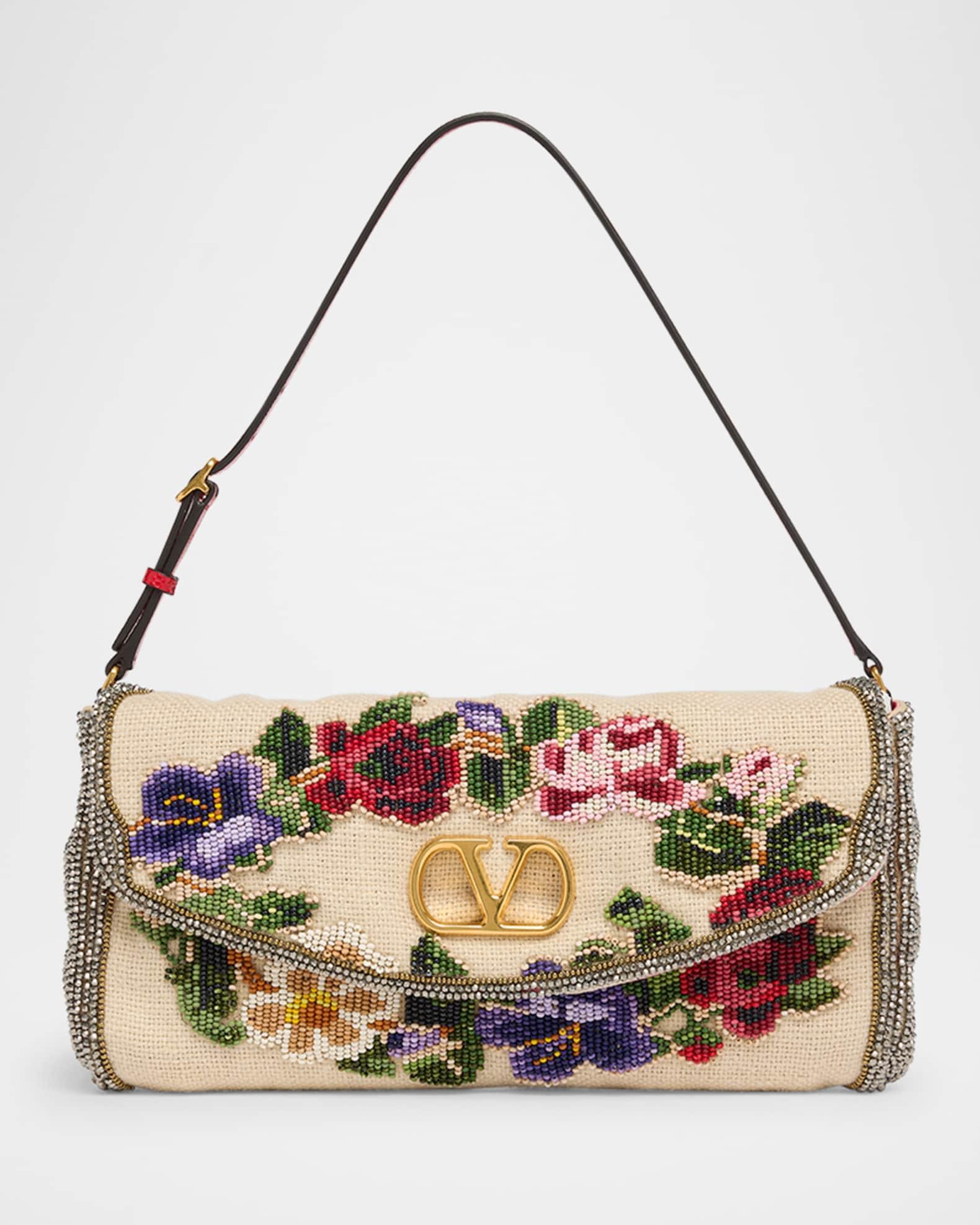 Vain Floral Beaded Clutch Bag Product Image