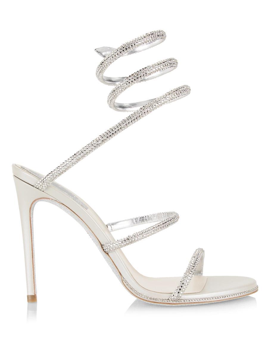 Womens Cleo Crystal-Embellished Wrap Sandals Product Image