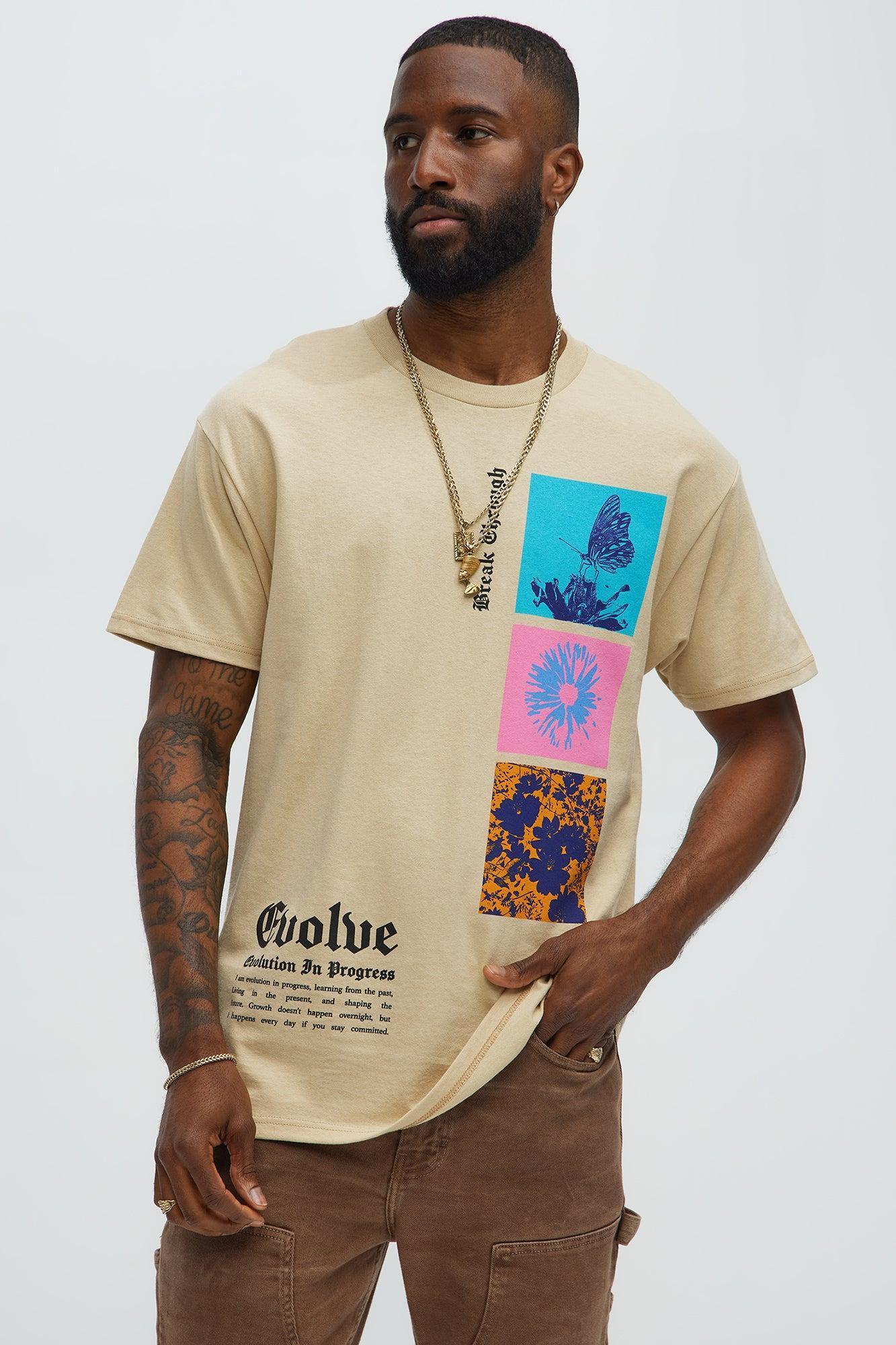Evolve Daily Never Settle Short Sleeve Tee - Sand Product Image