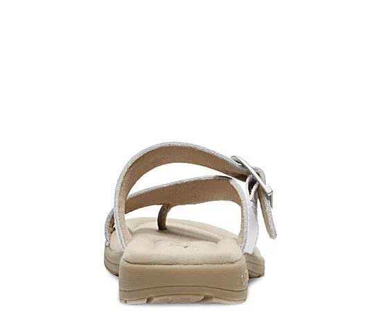 Eastland Tahiti II Women's Leather Thong Sandals, Size: 7, White Product Image