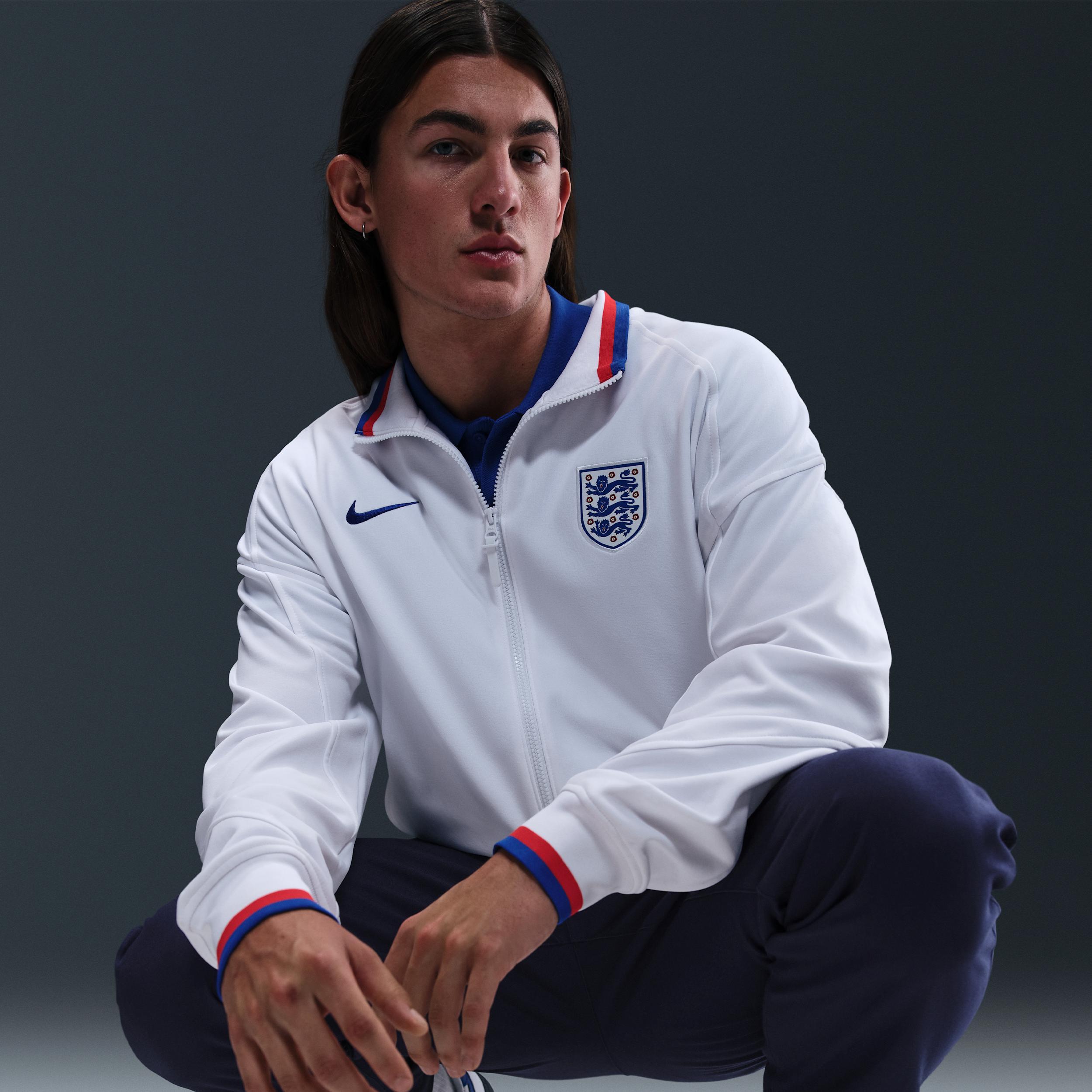 England Academy Pro Men's Nike Dri-FIT Soccer Anthem Jacket Product Image