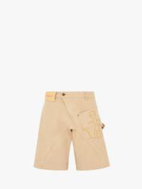 TWISTED WORKWEAR SHORTS in neutrals | JW Anderson US  Product Image