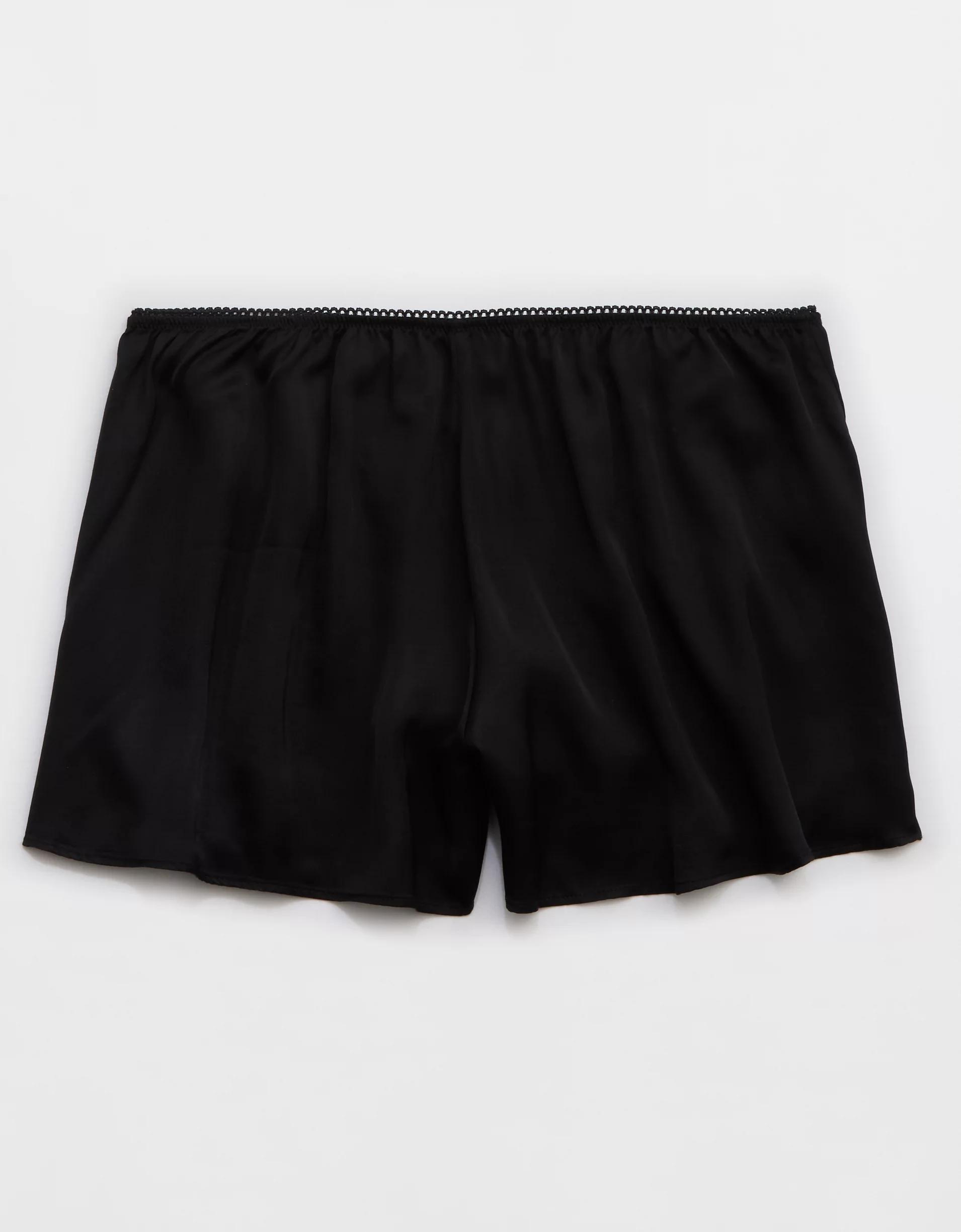 Aerie Off-Duty Satin Flirty Boxer Product Image