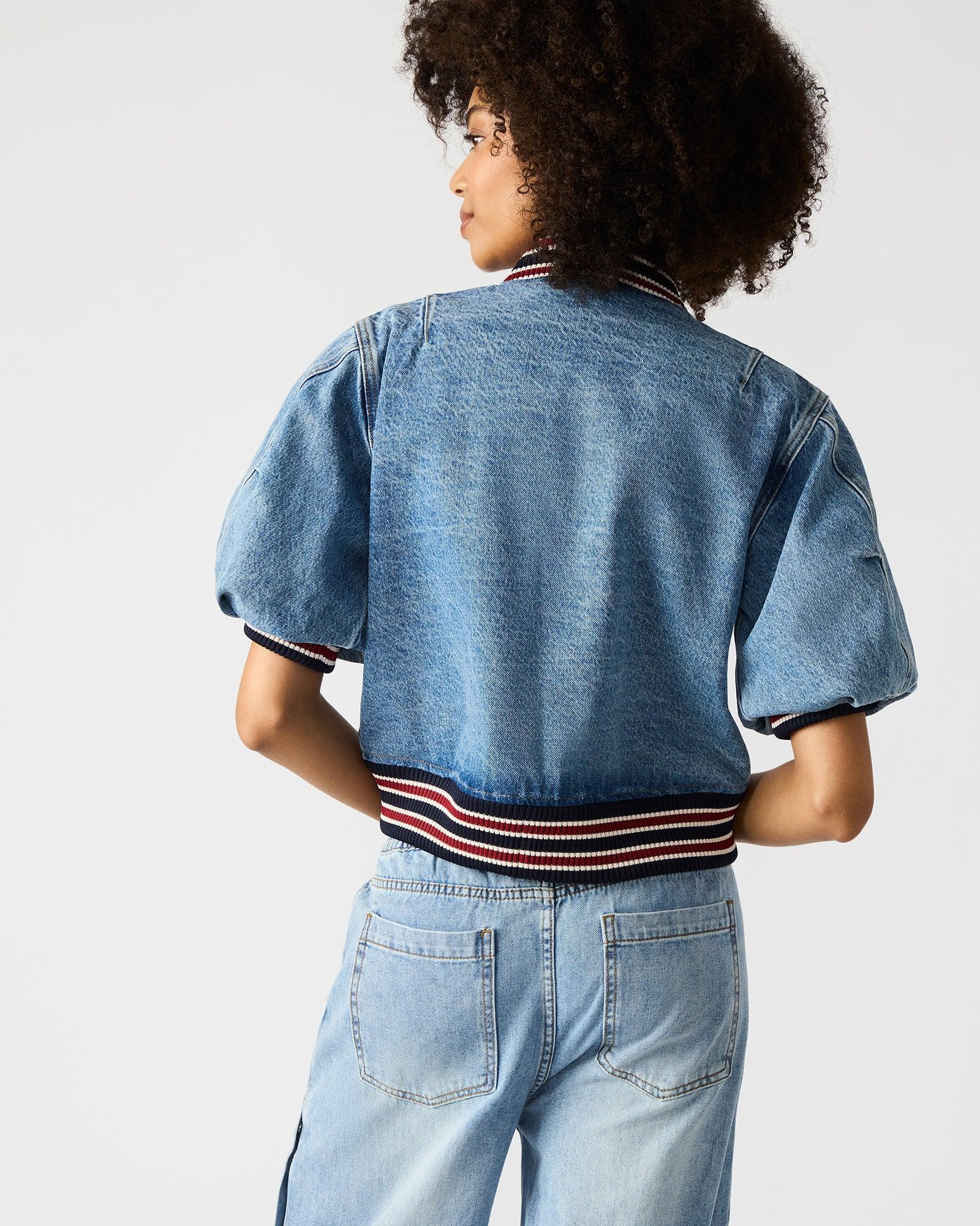 ZAMORA JACKET DENIM MULTI Female Product Image