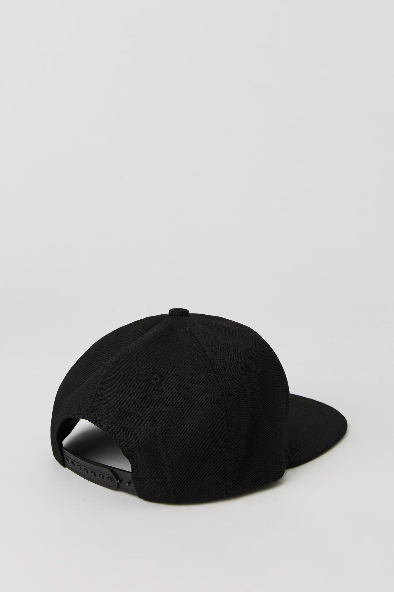 City Chenille Embroidered Snapback Hat Male Product Image