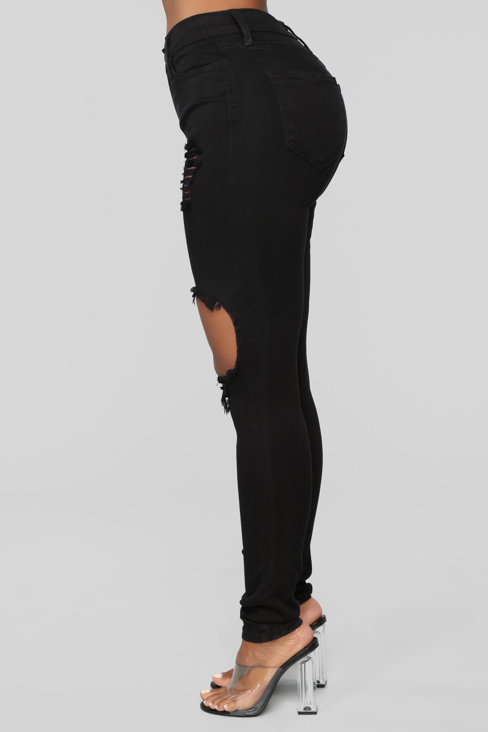 Glistening Jeans - Black Product Image