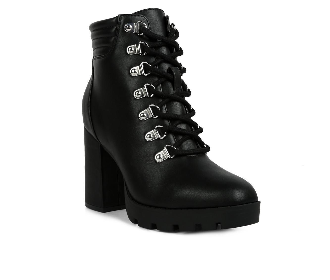 Women's London Rag Hamiltons Platform Heeled Combat Boots Product Image