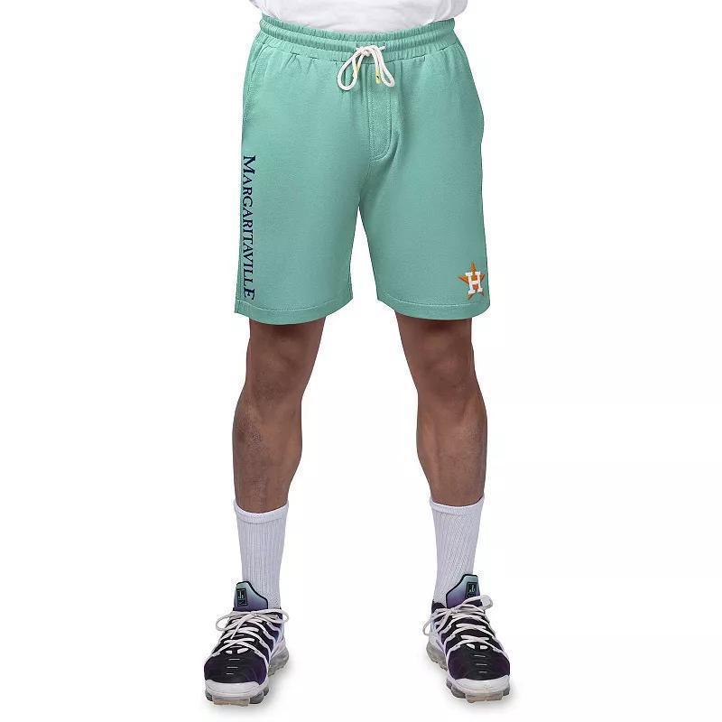 Men's Margaritaville Light Blue Los Angeles Dodgers Peached French Terry Shorts, Size: XL Product Image
