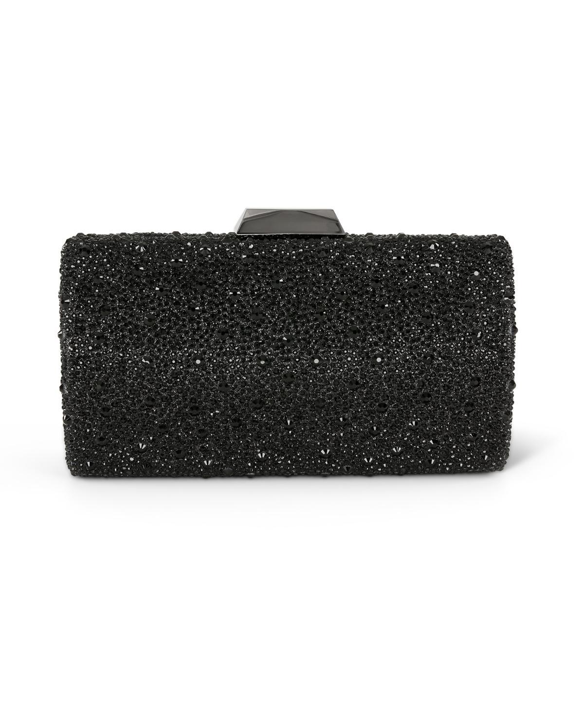 Jewel by Badgley Mischka Kaylee Crystal Minaudiere Clutch Product Image