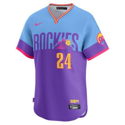 Ryan McMahon Colorado Rockies City Connect Menâs Nike Men's Dri-FIT ADV MLB Limited Jersey Product Image