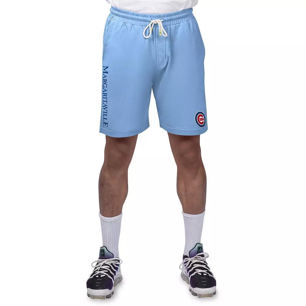Men's Margaritaville Light Blue Los Angeles Dodgers Peached French Terry Shorts, Size: XL Product Image