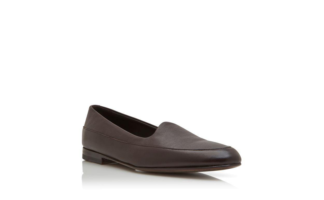 ACIREALE Dark Brown Calf Leather Loafers Product Image