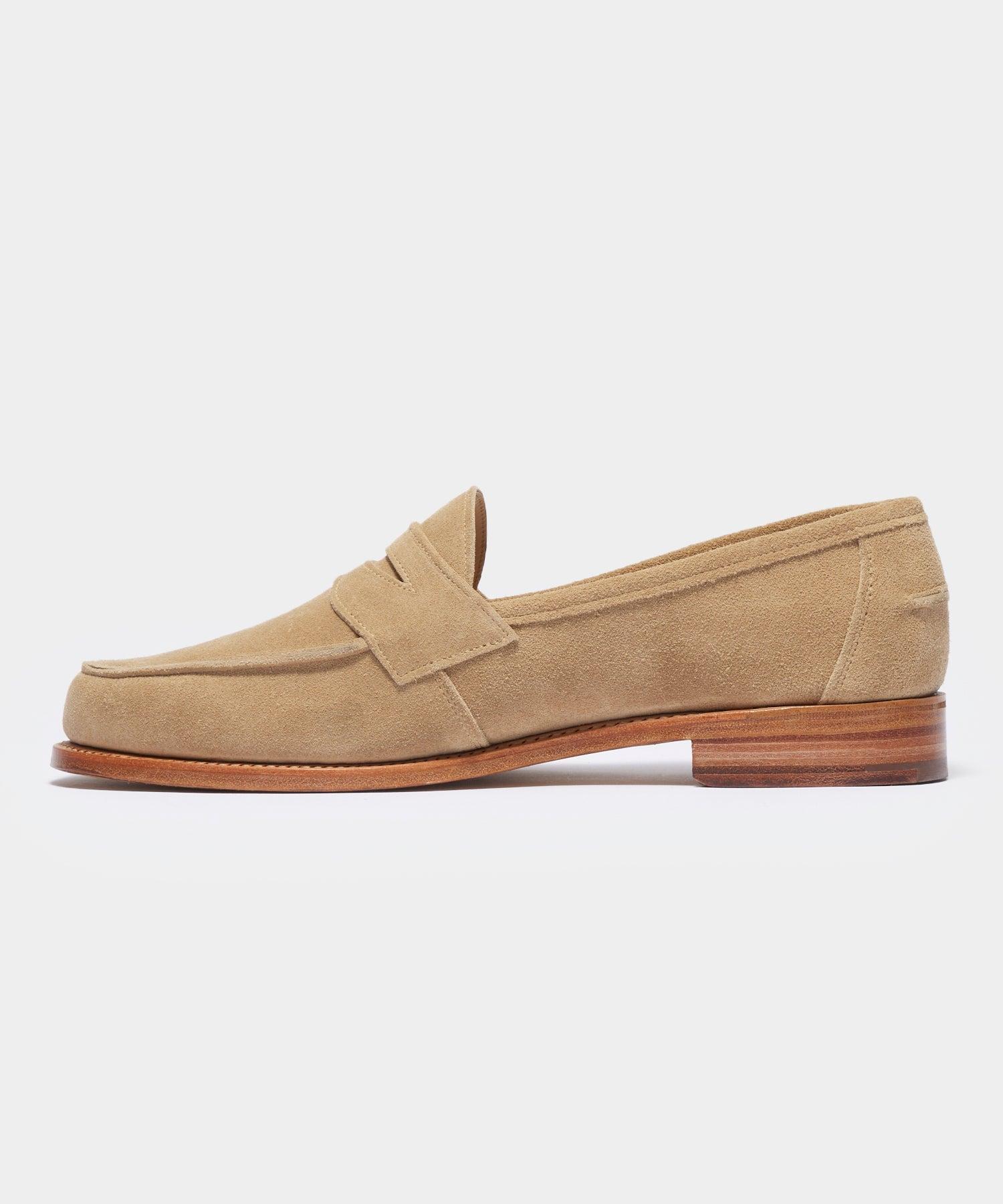 Todd Snyder x Sanders Edwin Loafer in Milkshake Suede Product Image