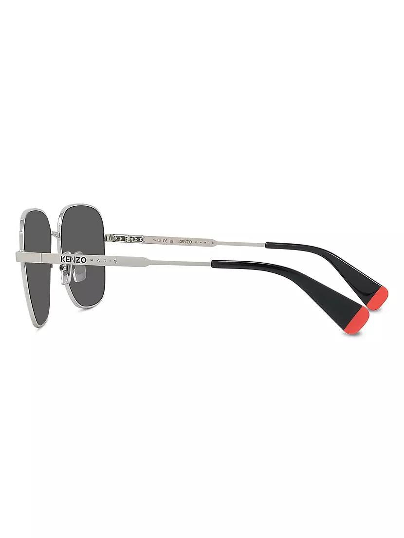 Bottega Veneta New Triangle Metal Sunglasses in Metallic Gold Product Image