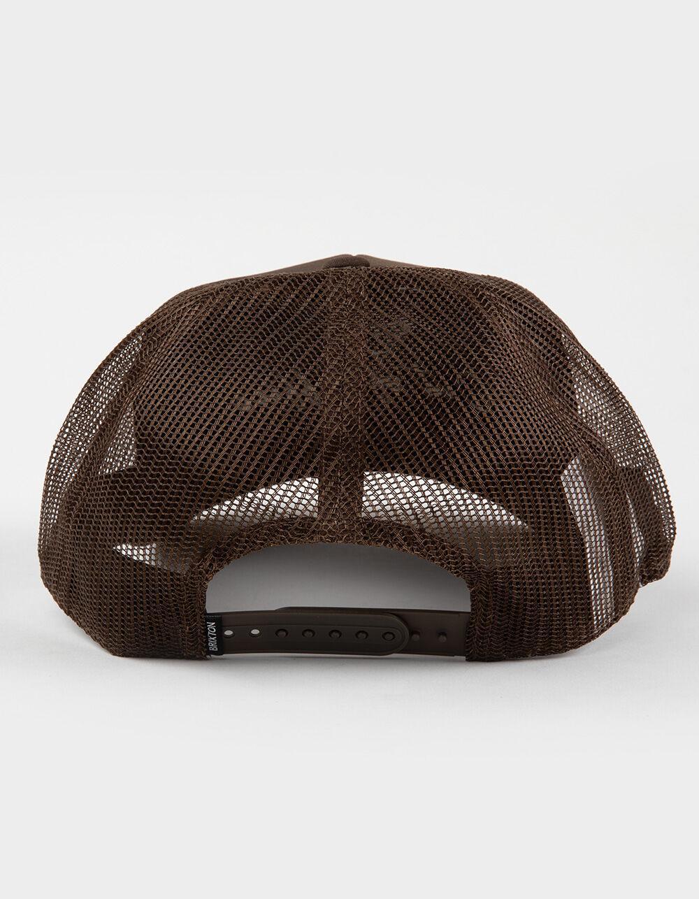 BRIXTON Out Of Office NetPlus Womens Trucker Hat - BROWN Product Image