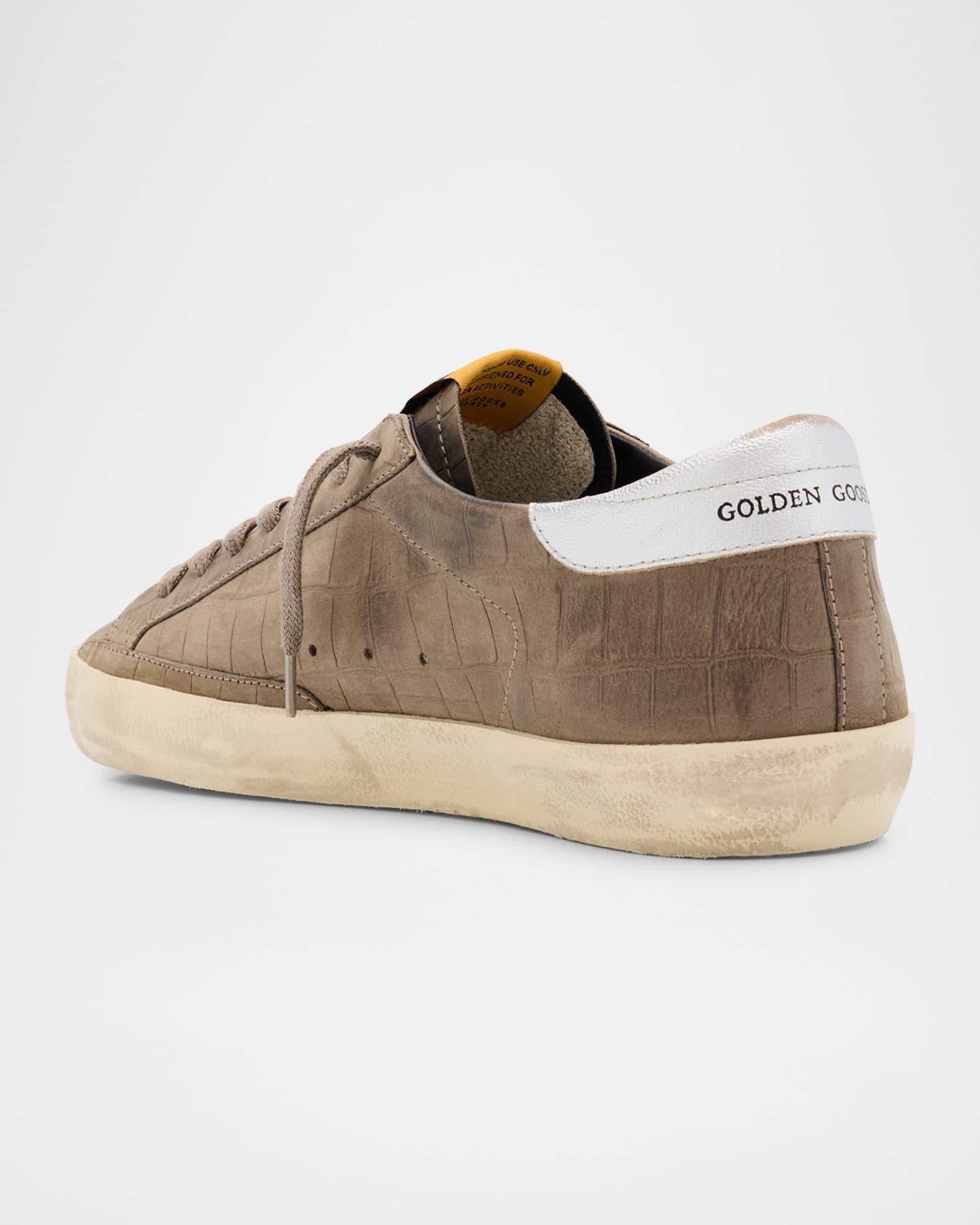 Men's Super-Star Croc-Printed Nubuck Leather Sneakers, Exclusive Product Image