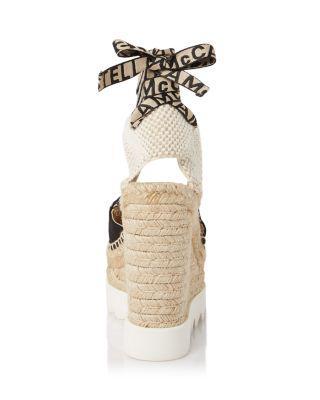 Women's Gaia Ankle Tie Espadrille Platform Wedge Pumps Product Image
